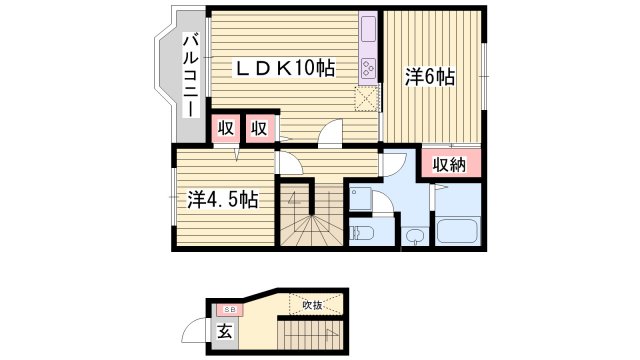 エーデル緑ヶ丘Ａの間取り