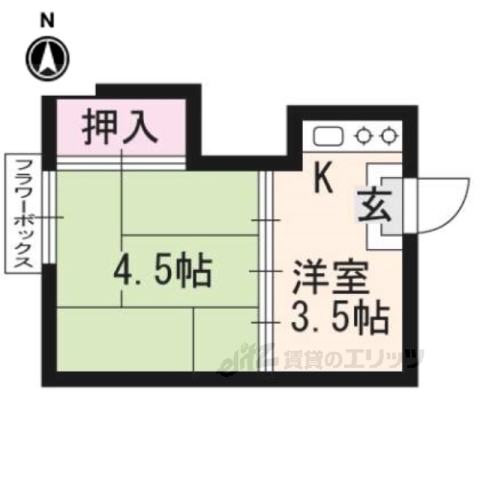 緑荘の間取り