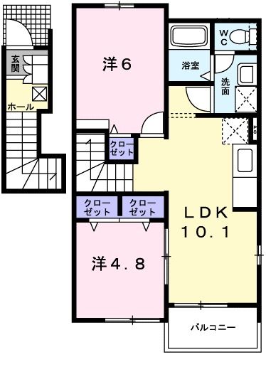 グラン　ピエールＡの間取り