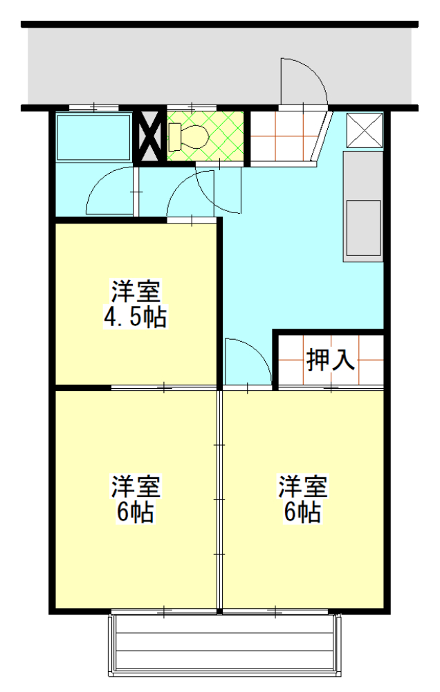 グランシャリオAの間取り