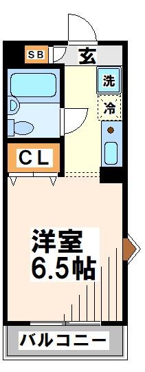 シャトーアルフィー当社管理物件の間取り