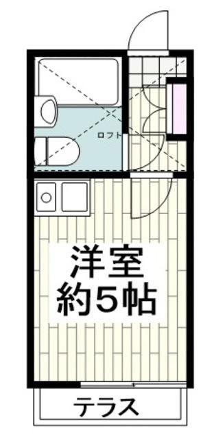 横浜市旭区中希望が丘のアパートの間取り