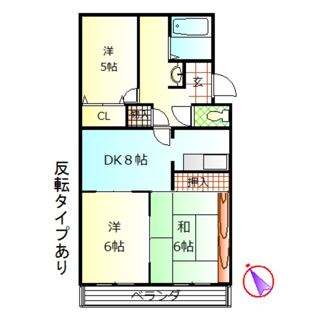 セントラルオサダの間取り