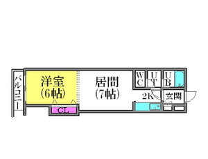 ル・クラシック１３Ｂの間取り