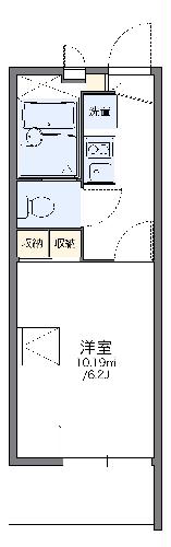 レオパレスアルシオネの間取り