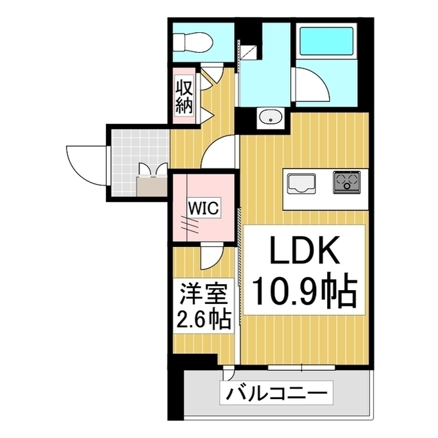 シャーメゾン　こまちの間取り