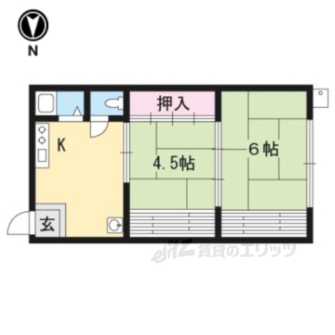 第１柊谷ハイツの間取り