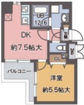 グランジュテ住吉の間取り