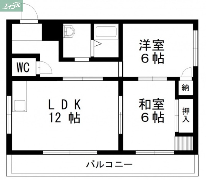 ステイ1伊福町の間取り