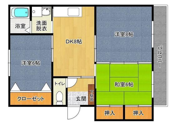 メゾンモリカワの間取り