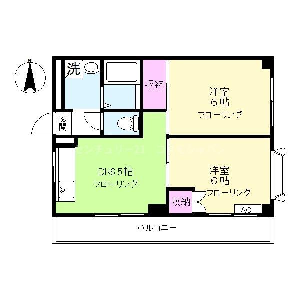 ハイライフ鈴啓（スズケイ）の間取り