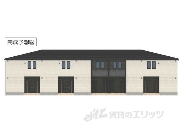 【東近江市沖野のアパートの建物外観】