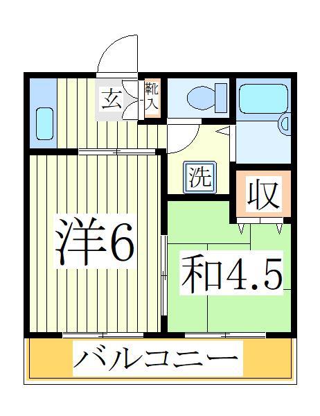 ハッピーハイツIの間取り