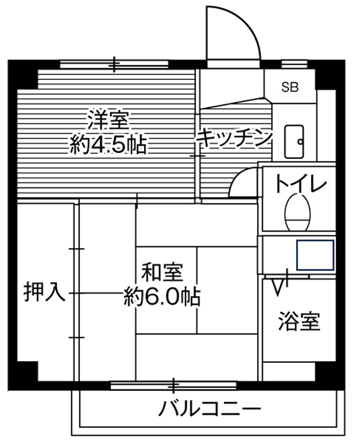 市原市辰巳台東のマンションの間取り