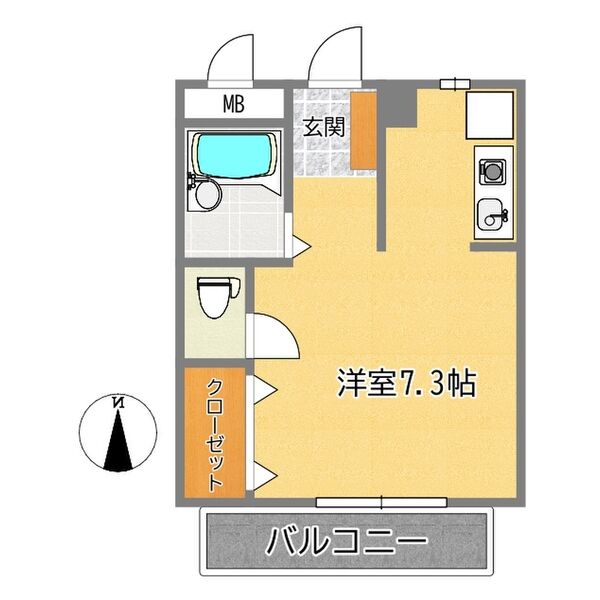 イーストピア19の間取り