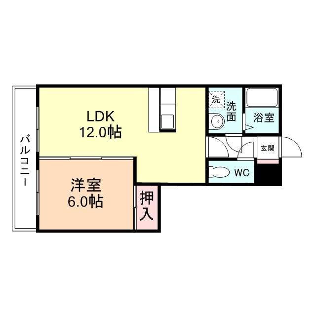 サンライトイン砺波の間取り