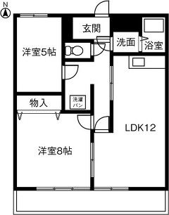 メゾン大雄の間取り