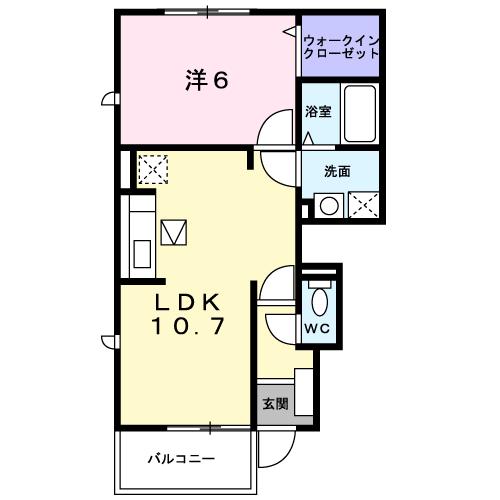 エクセルシオール和泉Vの間取り