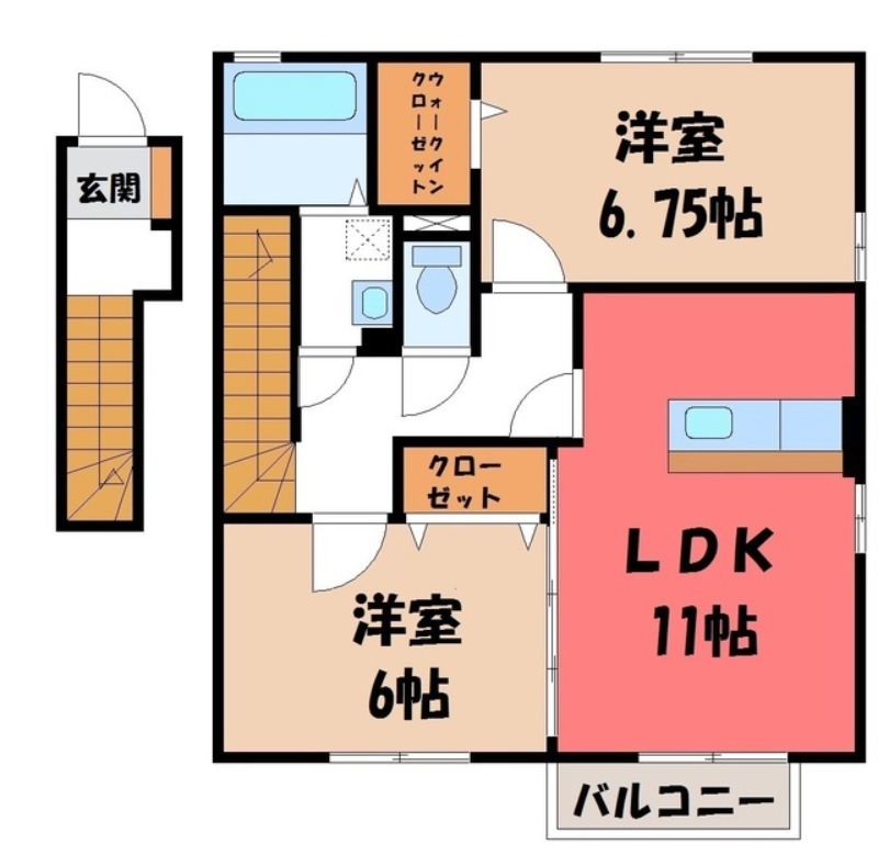 グランソシエ Aの間取り