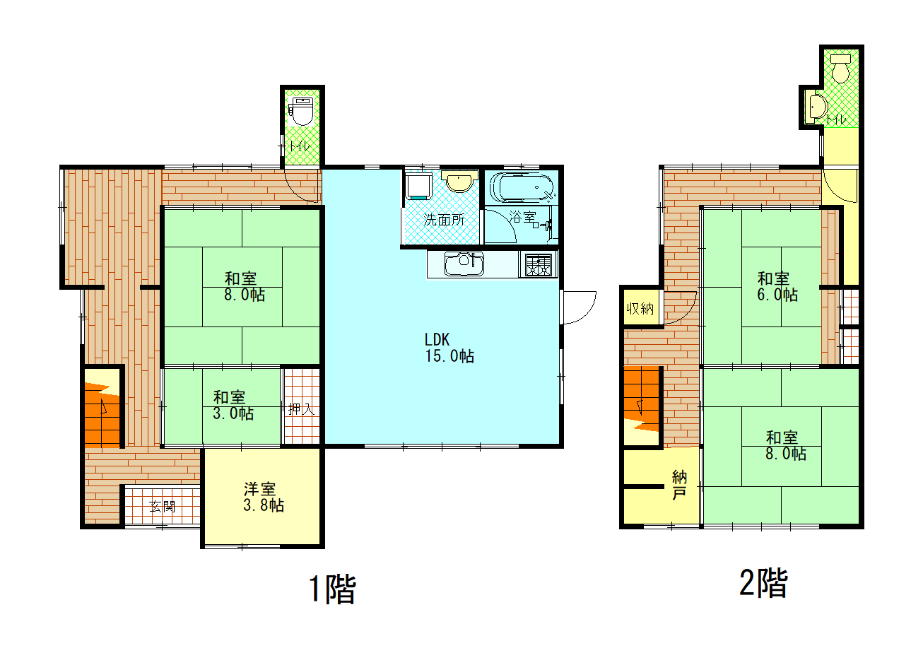 【神久T様戸建の間取り】