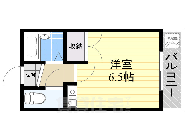 茨木市中総持寺町のマンションの間取り