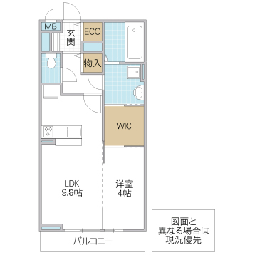 カーザ ヴェルデ C棟の間取り