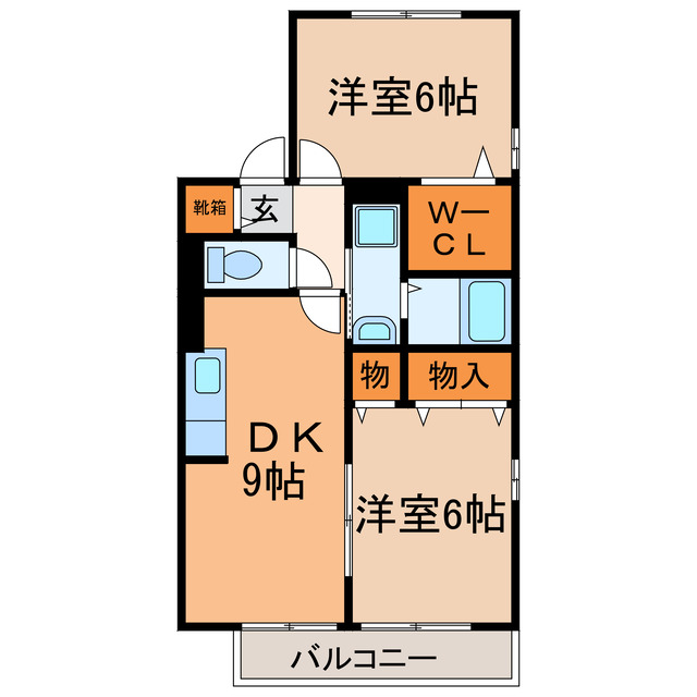 サンパティー・Ｉ　北棟の間取り