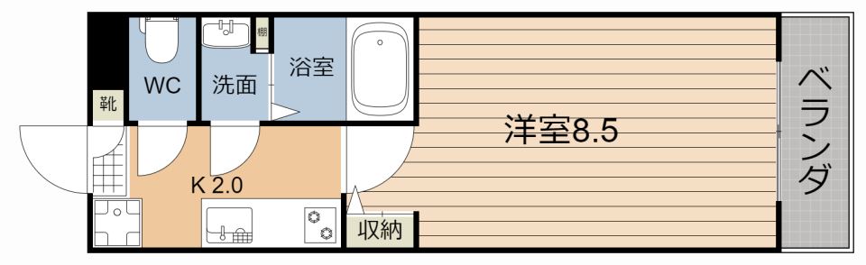 ヴィクトワール五番館の間取り