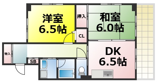 グランドムールの間取り