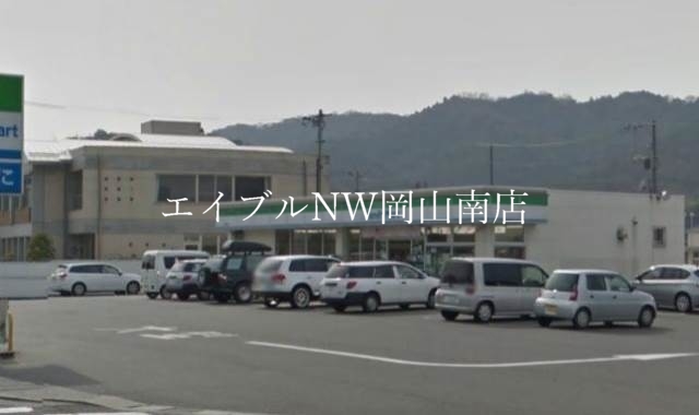 【岡山市南区植松のアパートのコンビニ】