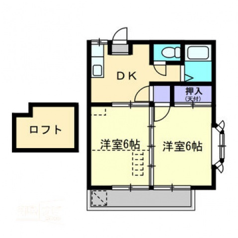 メゾンド七隈Iの間取り