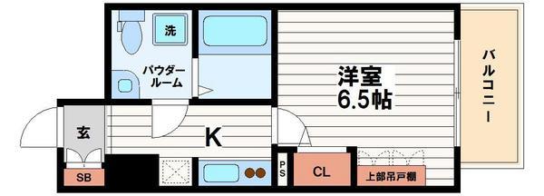 ラシュレエグゼ天王寺の間取り