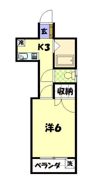 ベルシティプルナスの間取り