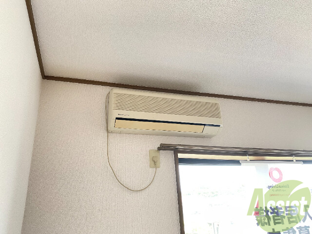 その他設備　エアコンが付いているので、夏冬共に快適にお過ごし出来ます。