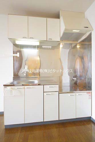 キッチン　ガスコンロ設置可