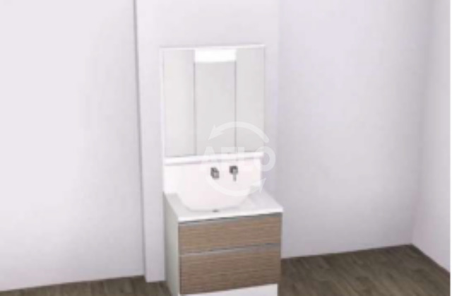 洗面設備　桑津新築戸建　A号地　独立洗面台