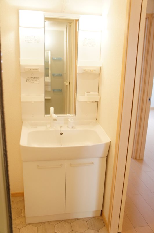 洗面設備　お掃除にも便利なシャワードレッサー