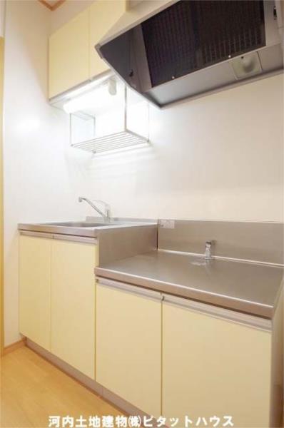 キッチン　ガスコンロ設置可