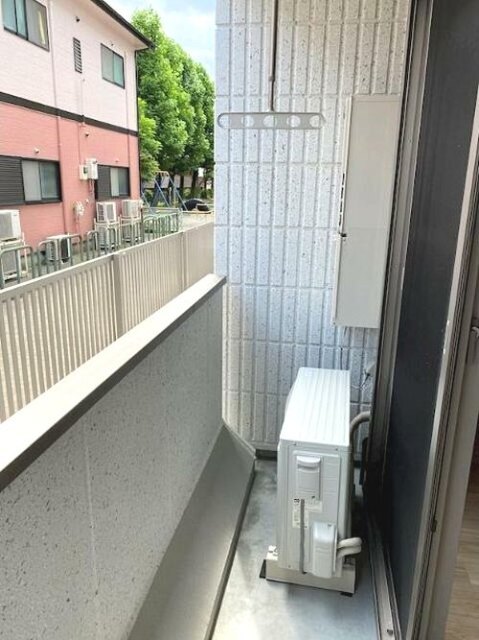 バルコニー　日当たり良好です