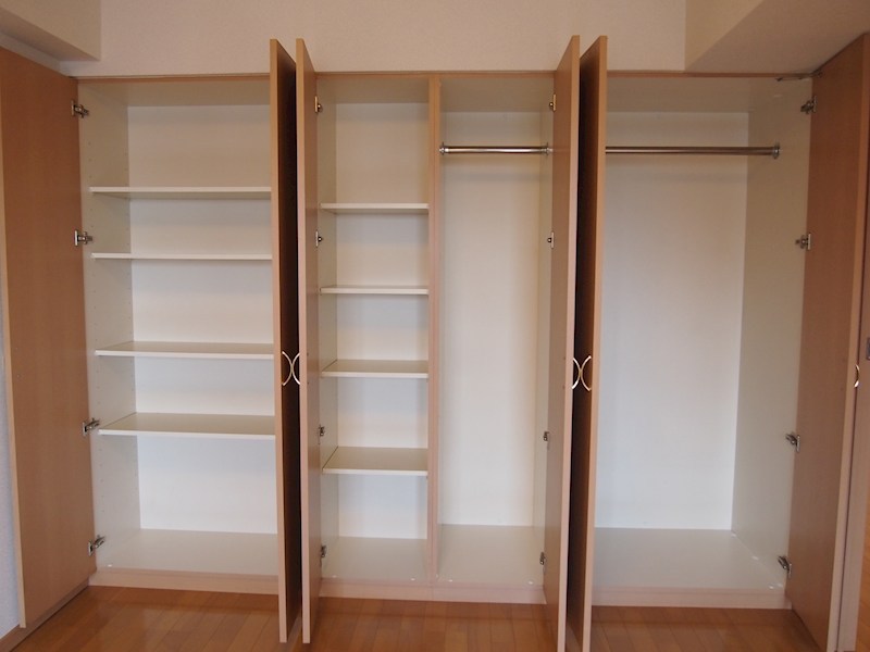 収納　十分な収納スペースがあります