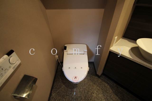 トイレ　タンクレス・ウォシュレット完備