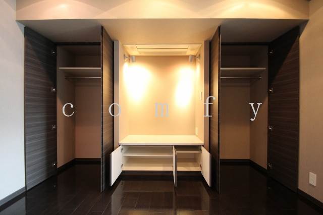 収納　２つのクローゼット＆ＴＶ台