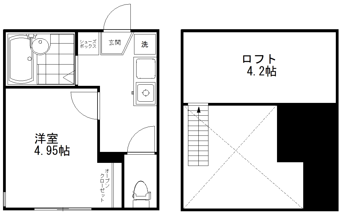 Elua西横浜の間取り写真