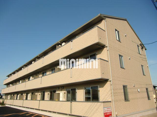 建物外観　タイル調の重厚な外観