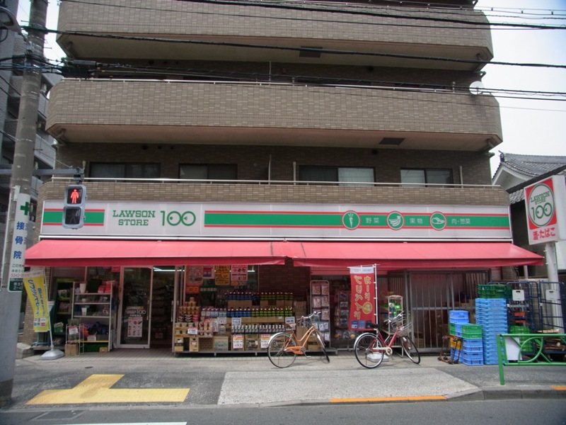 コンビニ　ローソンストア100中野新橋店（コンビニ）まで36m
