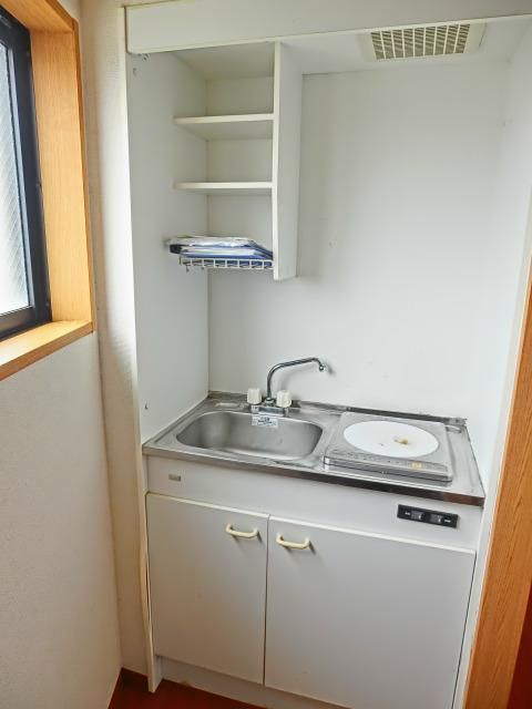 キッチン　1口電気コンロ付システムキッチン