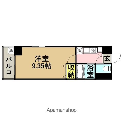 山陽新幹線 博多駅 徒歩8分 12階建 築26年の間取り写真