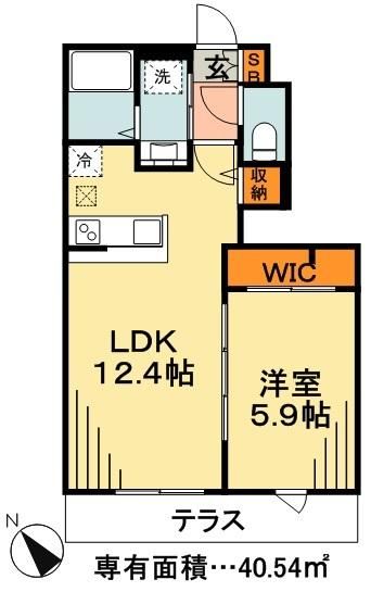 ＪＲ総武線 本八幡駅 徒歩8分 2階建 築12年の間取り写真