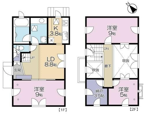 練馬区羽沢2丁目戸建ての間取り写真