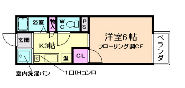 ハイツスバルの間取り写真